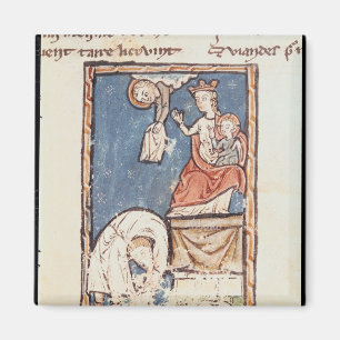 Ms 3516 f.127 The Juggler of Notre Dame Magnet