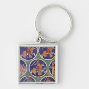 Ms 3516 fol.217v Five Knights Key Ring