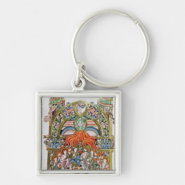 Ms 369  f.29v Pentecost Key Ring (Front)