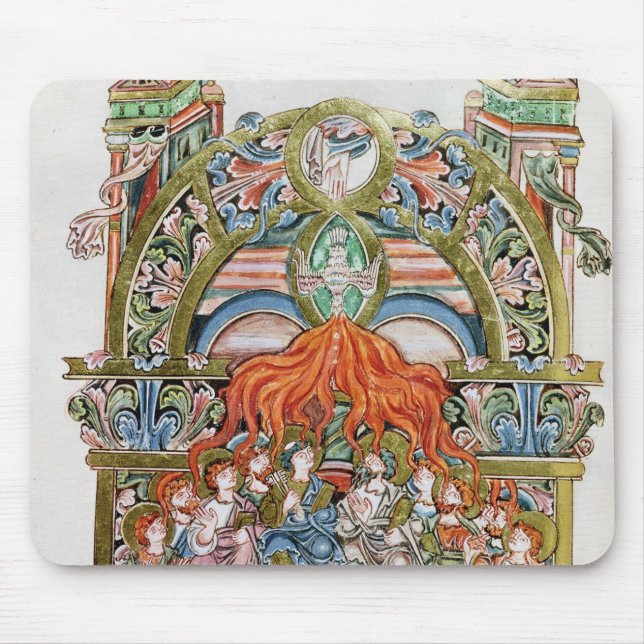 Ms 369  f.29v Pentecost Mouse Pad (Front)