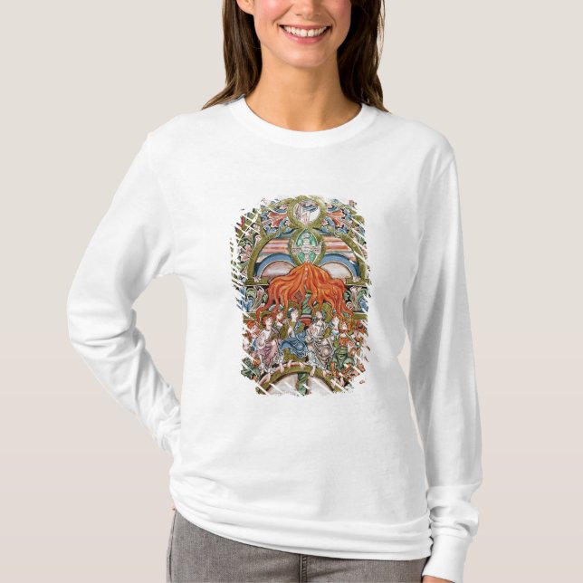 Ms 369  f.29v Pentecost T-Shirt (Front)