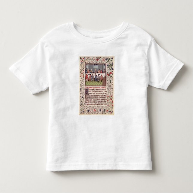 Ms 370 fol.184 The Last Supper Toddler T-Shirt (Front)