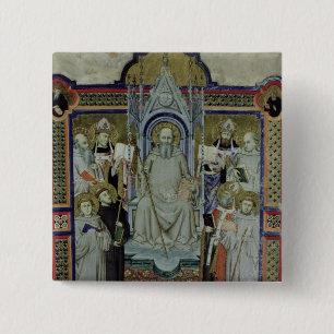 Ms 501 St. Benedict (vellum) 15 Cm Square Badge