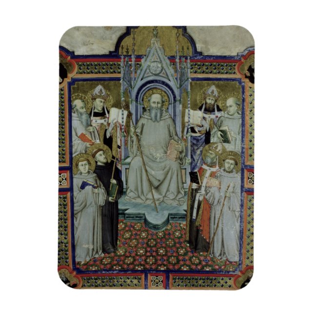 Ms 501 St. Benedict (vellum) Magnet (Vertical)