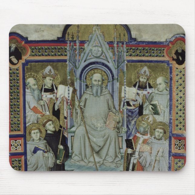 Ms 501 St. Benedict (vellum) Mouse Pad (Front)