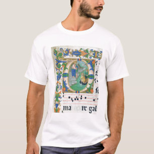 Ms 515 f.1r The Miraculous Draught of Fishes, from T-Shirt