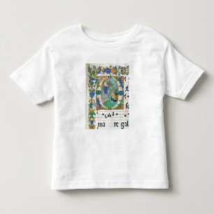 Ms 515 f.1r The Miraculous Draught of Fishes, from Toddler T-Shirt
