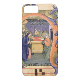 Ms 571 f.6r Historiated initial 'H' depicting the iPhone 8/7 Case