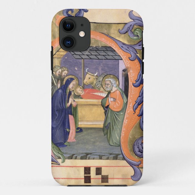 Ms 571 f.6r Historiated initial 'H' depicting the Case-Mate iPhone Case (Back)