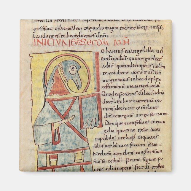 Ms 8 f.95v St. John the Evangelist Magnet (Front)