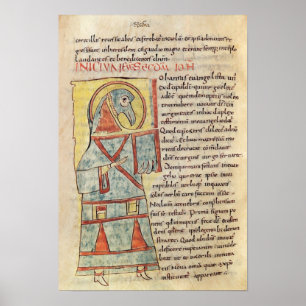 Ms 8 f.95v St. John the Evangelist Poster