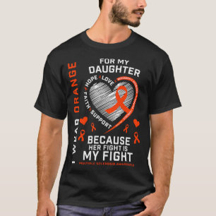 MS Apparel Fight Daughter Multiple Sclerosis Aware T-Shirt