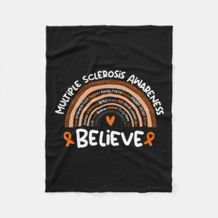 Ms Awareness Month Multiple Sclerosis Fleece Blanket