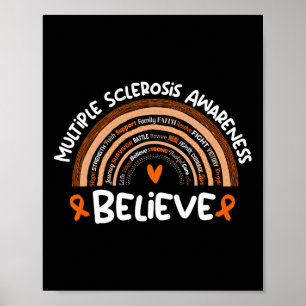 Ms Awareness Month Multiple Sclerosis Poster