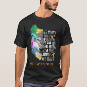 MS Awareness Ribbon Support Gifts T-Shirt