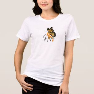 MS Awareness Tee – Ribbon & Butterfly Hope Symbol