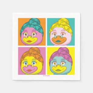Ms. Birdy Pop Art Napkin