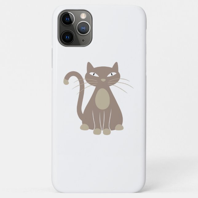 Ms Brown Cat Case-Mate iPhone Case (Back)