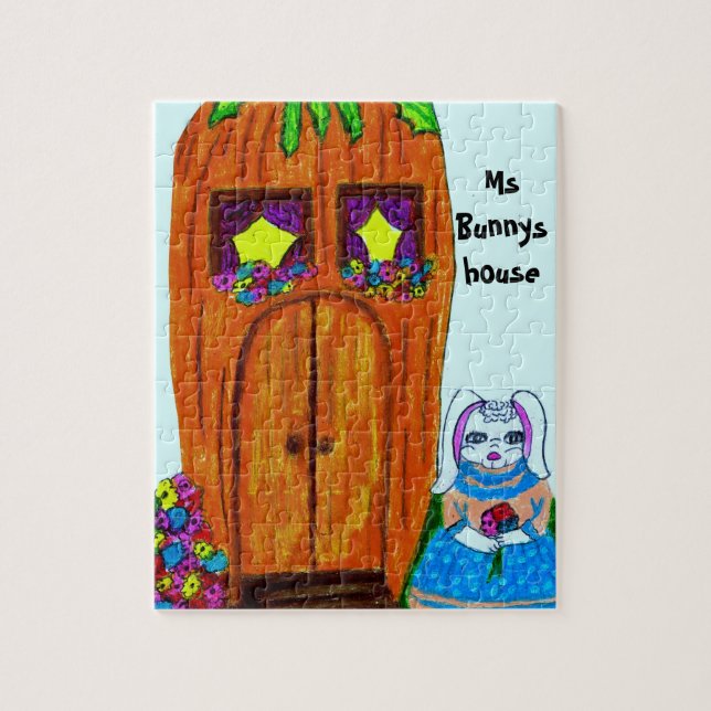 MS. BUNNYS HOUSE,EASTER puzzle (Vertical)
