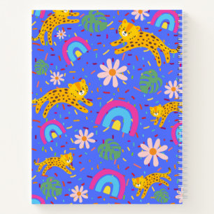 Ms. Cheetah Confetti Notebook