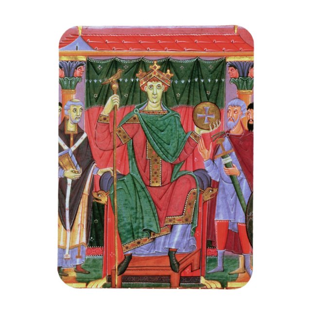 Ms Cim.4453 f.42r Holy Roman Emperor Otto III Enth Magnet (Vertical)