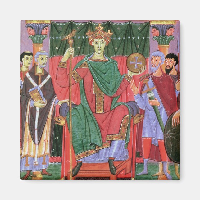 Ms Cim.4453 f.42r Holy Roman Emperor Otto III Enth Magnet (Front)