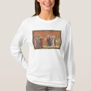 Ms Cotton Tib B VIII f.47 Coronation Scene T-Shirt