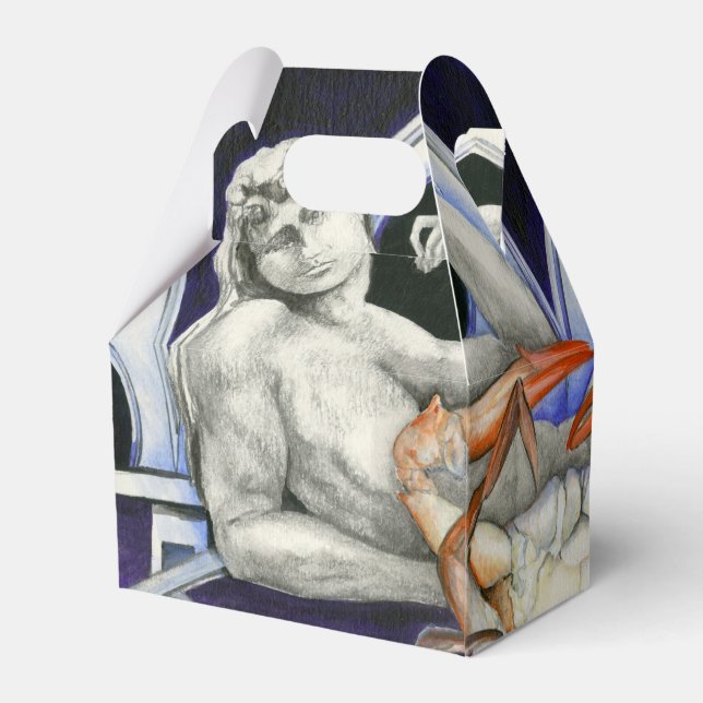 Ms. Crabtree, the New World Champion Favour Box (Back Side)