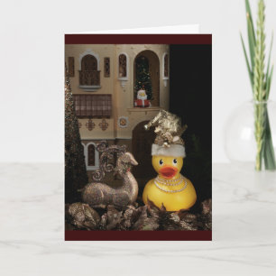 Ms. Ducky Claus Holiday Card