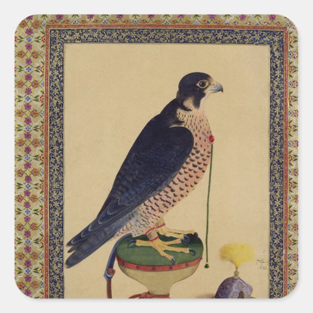 Ms E-14 Falcon, from a Moraqqa Square Sticker (Front)