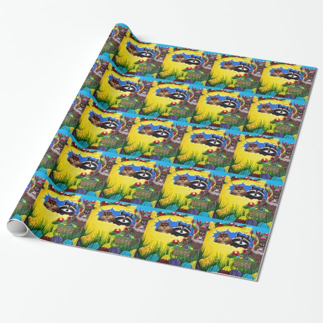 "Ms. Elizabeth's Easter World Wrapping Paper (Unrolled)