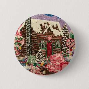 Ms. Elizabeth's Peppermint World 6 Cm Round Badge