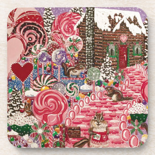 Ms. Elizabeth's Peppermint World Coaster