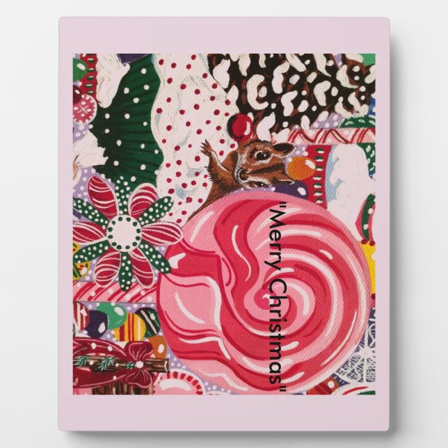 "Ms Elizabeth's Peppermint World" Plaque (Front)