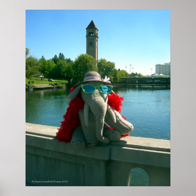 Ms Ella at the park Poster (Front)