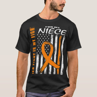MS Family Fight Niece Multiple Sclerosis American  T-Shirt