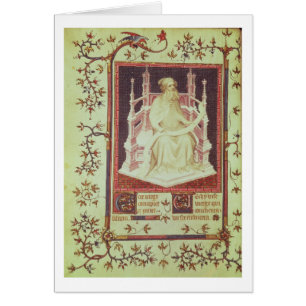 Ms. Fr 13091 f.11v The Prophet Isaiah, from the Ps