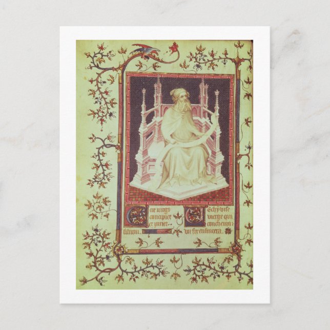 Ms. Fr 13091 f.11v The Prophet Isaiah, from the Ps Postcard (Front)