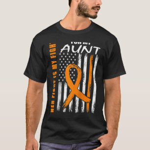 MS Her Fight Is My Fight Aunt Multiple Sclerosis F T-Shirt