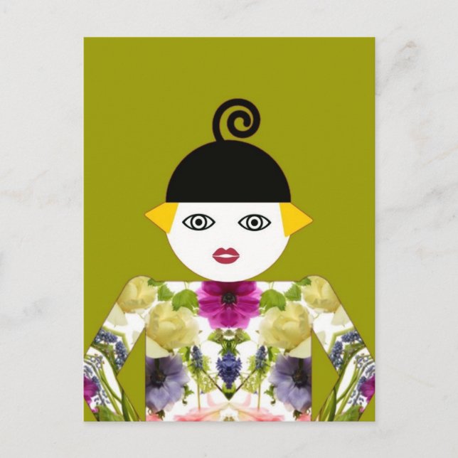 Ms. Martzkin Blooming Postcard © 2012 M. Martz (Front)