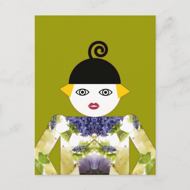 Ms. Martzkin Blooming Postcard © 2012 M. Martz (Front)