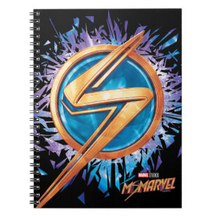 Ms. Marvel   Golden Logo Notebook