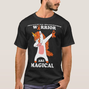 Ms Multiple Sclerosis Awareness Ribbon Magical Uni T-Shirt