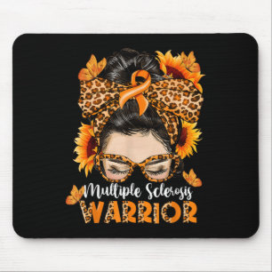 Ms Multiple Sclerosis Warrior Awareness Orange Mes Mouse Pad