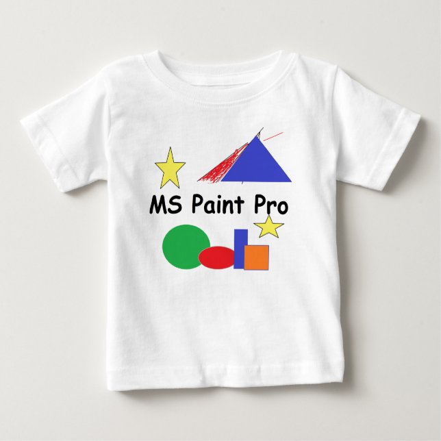 MS Paint Pro- Toddler Tee Shirt (Front)