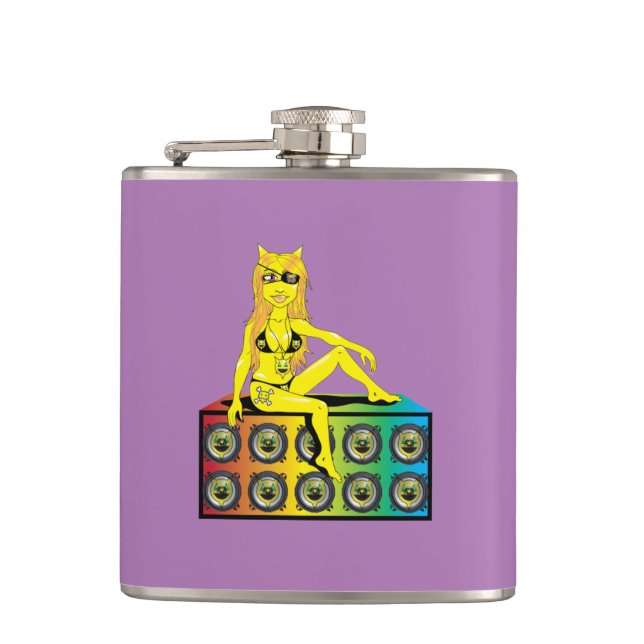 Ms Percentum Hip Flask (Front)