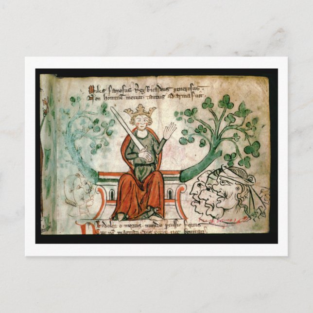 Ms Royal 20 A11  Richard I (1157-99) (The Lion-Hea Postcard (Front)