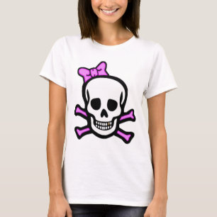Ms. Skull & Crossbones with Gold Tooth T-Shirt