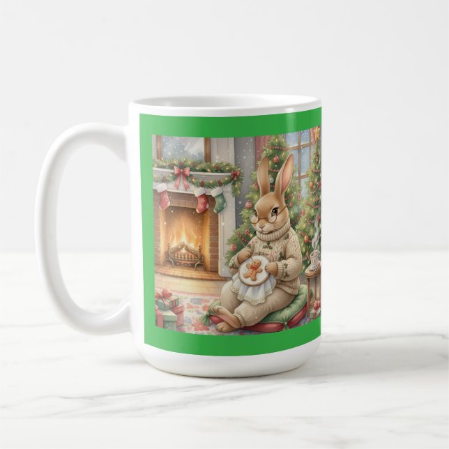 Ms. Stitchy Christmas  Coffee Mug (Left)
