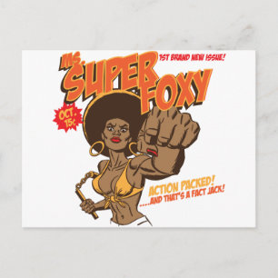 Ms. Super Foxy Postcard